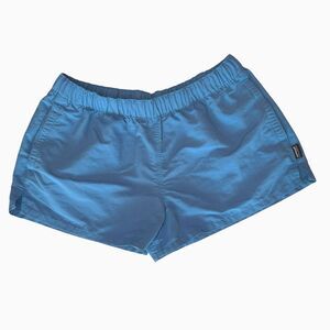 Patagonia Women's Barely Baggies Hybrid Shorts 2" Inseam Size Medium Port Blue